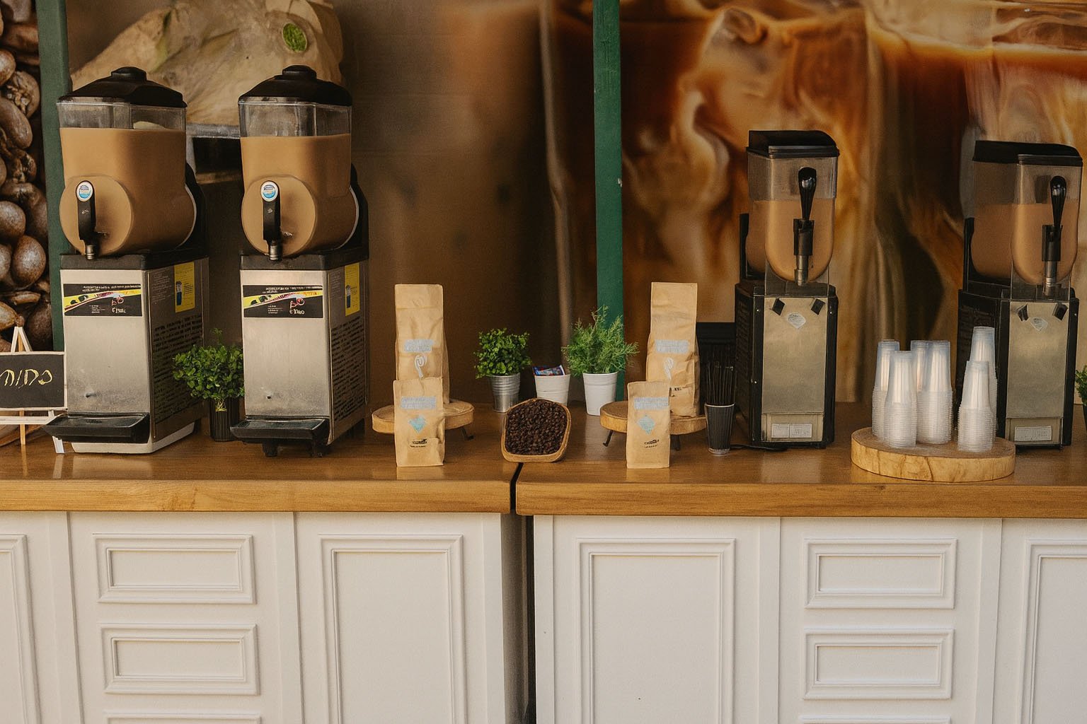 דוכן אייס קפה לאירועים הזמינו עכשיו