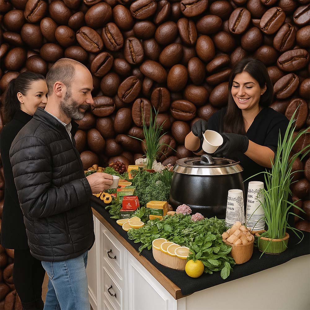 דוכן קפה לאירועים לעסק