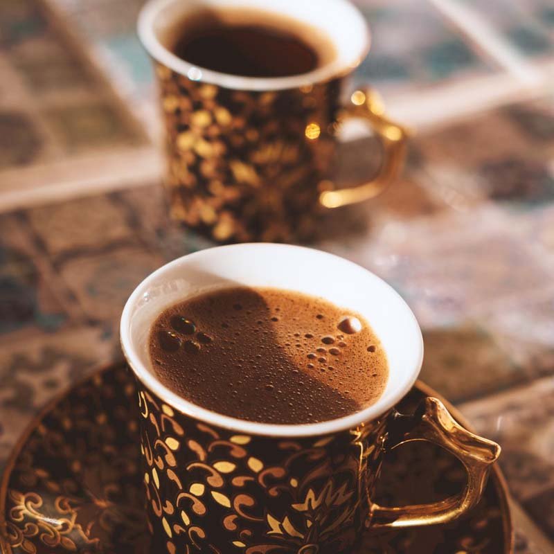 דוכן קפה לחינה - 2 כוסות קפה