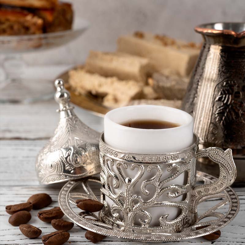 דוכן קפה לחינה - קפה עם עוגיות