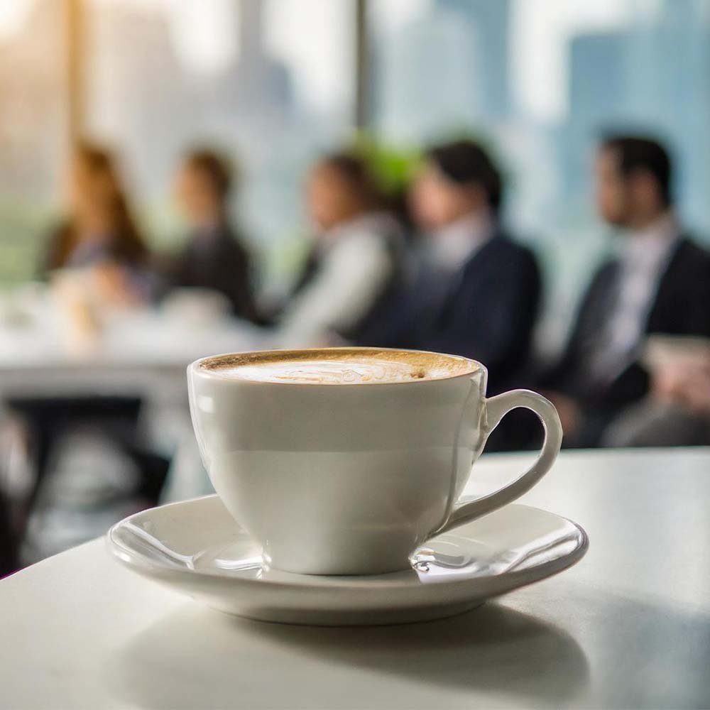 דוכן קפה לירידים ותערוכות לעסקים