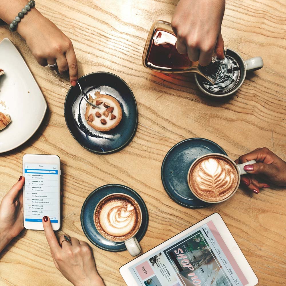 עמדת בר קפה לאירועים דוכן קפה להשקת מוצר