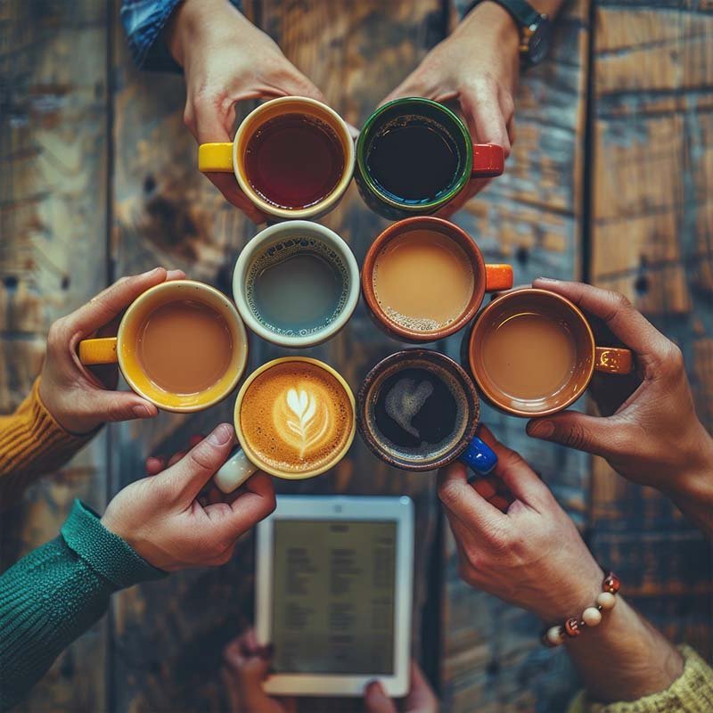 דוכן קפה לאירועים בראשון לציון קפה שחור ולאטה